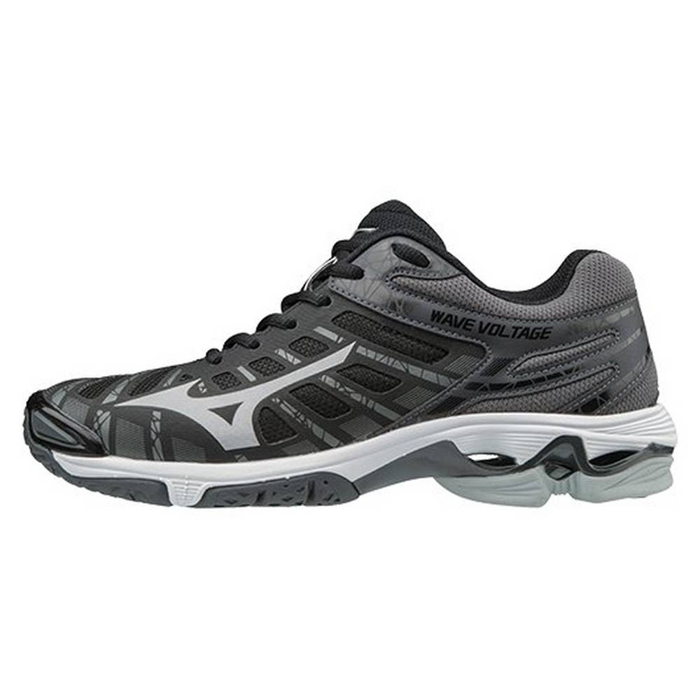 Mizuno Wave Voltage Női Röplabda Cipő Fekete/Titán DOQ013728